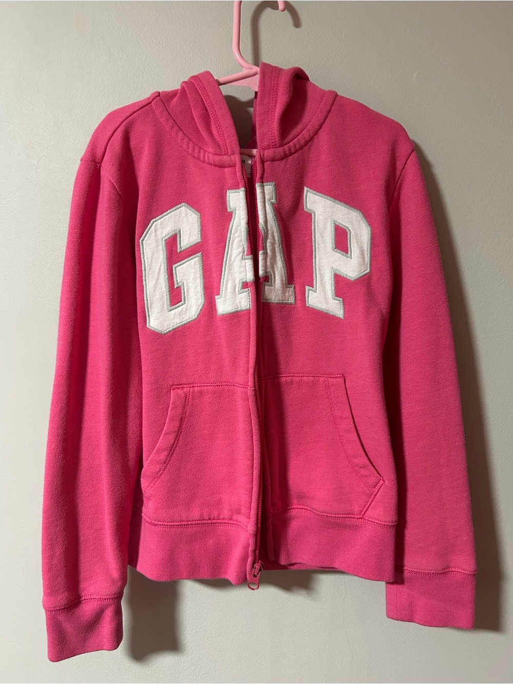 Gap kids Relaxed Gap Logo Zip Hoodie Size M (8)